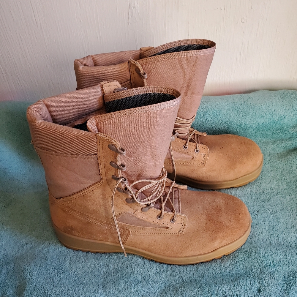 Belleville 340 DES Men's Hot Weather Tan Flight and Combat Vehicle Boot SZ.12.5R - Picture 2 of 8
